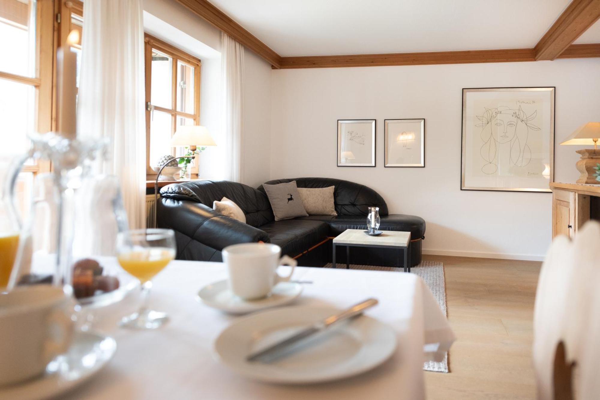 Haus Lesch - Stilvolle Appartements Mit Tollem Bergblick In Kreuth Am Tegernsee Luaran gambar